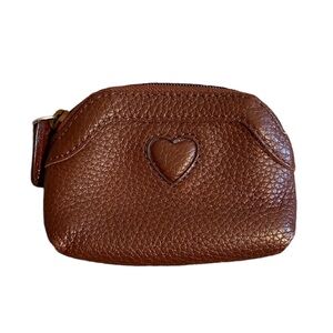 Brand New Brighton Small Leather Zip Up Pouch